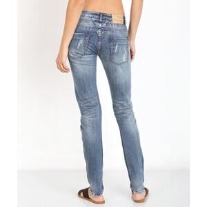 One Teaspoon Hoodlum Distressed Jeans Women's Size 25 Blue